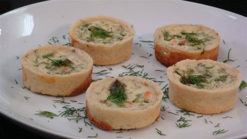 Torta de Salmão com Aspargos Frescos