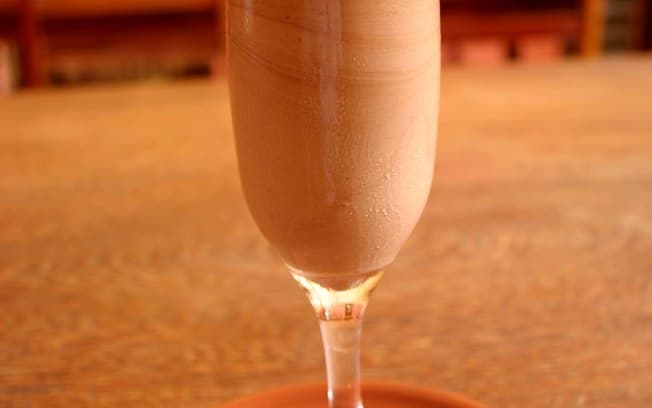 Mousse de Chocolate com Cachaça