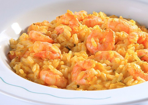 Arroz Cremoso de Abóbora com Camarão