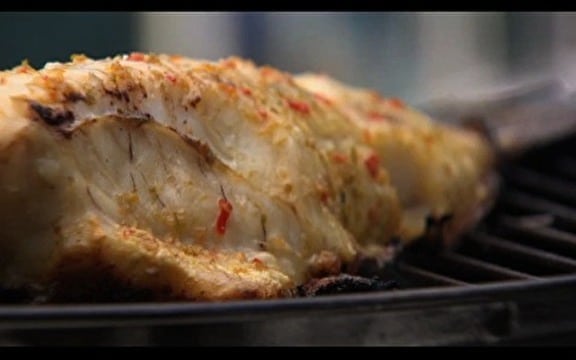 Bacalhau Grelhado com Manteiga e Raspas de Limão