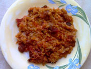 Arroz de Beterraba e Legumes