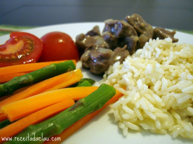 Picadinho, Arroz e Legumes