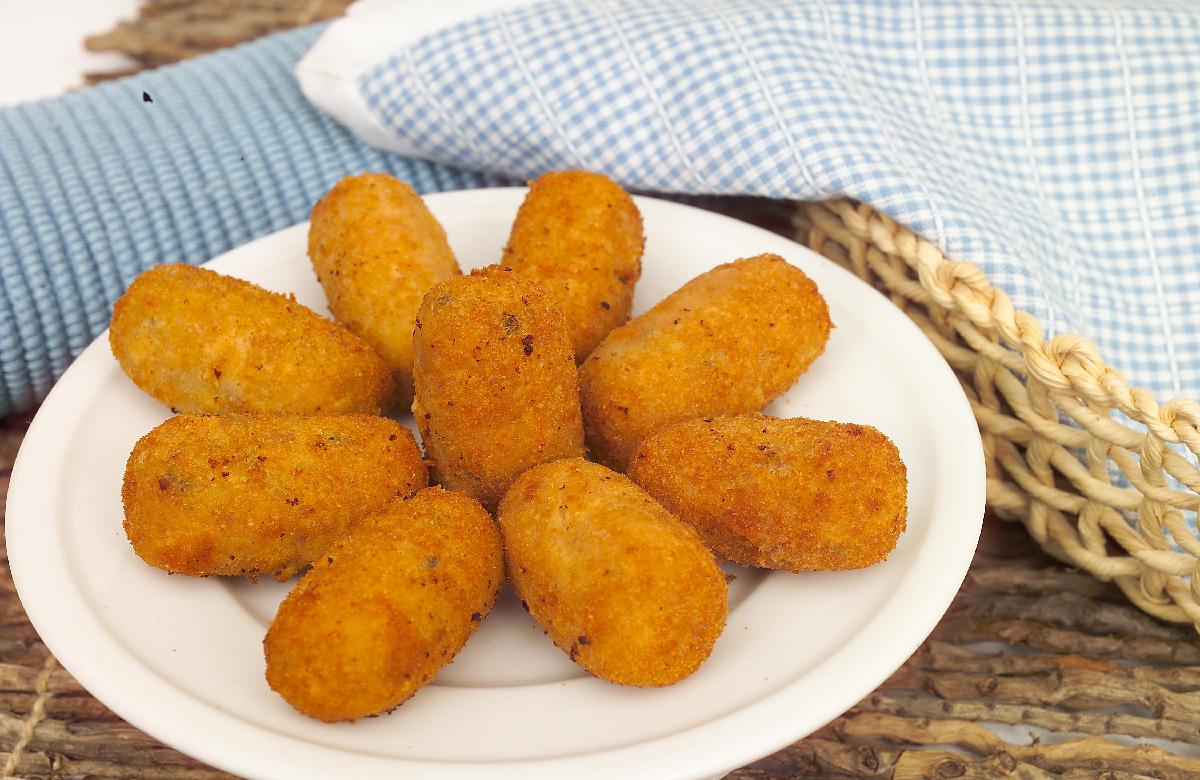 Croquete de Peru com Legumes