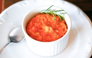 Pudim de Abóbora com Parmesão