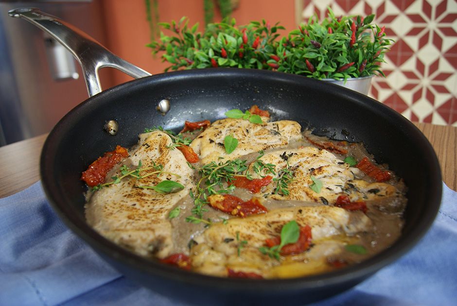 Frango com Creme de Cogumelos