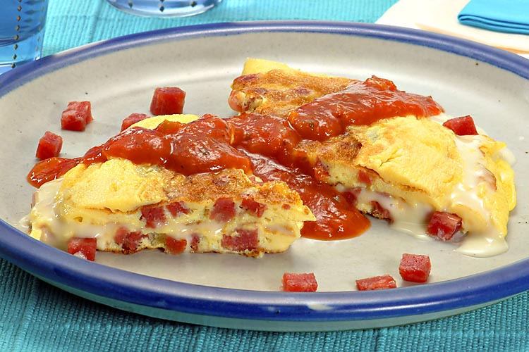 Omelete com Salame 02