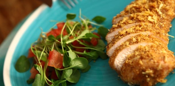 Frango na Manteiga de Alho com Parmesão