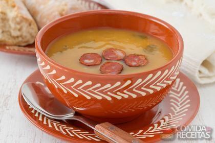 Sopa de Abóbora com Linguiça