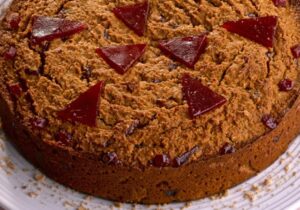 Bolo de Biscoito Maizena e Paçoca