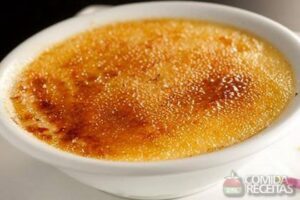 Creme Brulée com Baunilha 