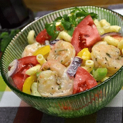 Salada de Macarrão com Camarões 02 